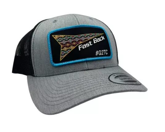 Red Dirt Hat Co. Fast Back Aztec Grey and Black Cap