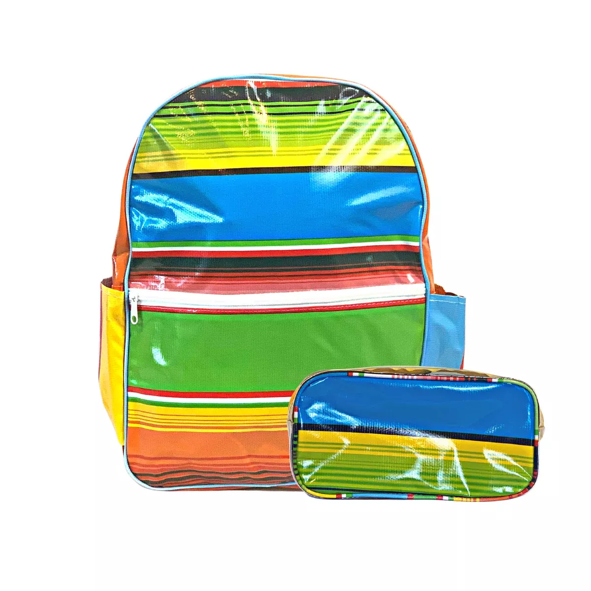 Serape Backpack and Pencil Case Set