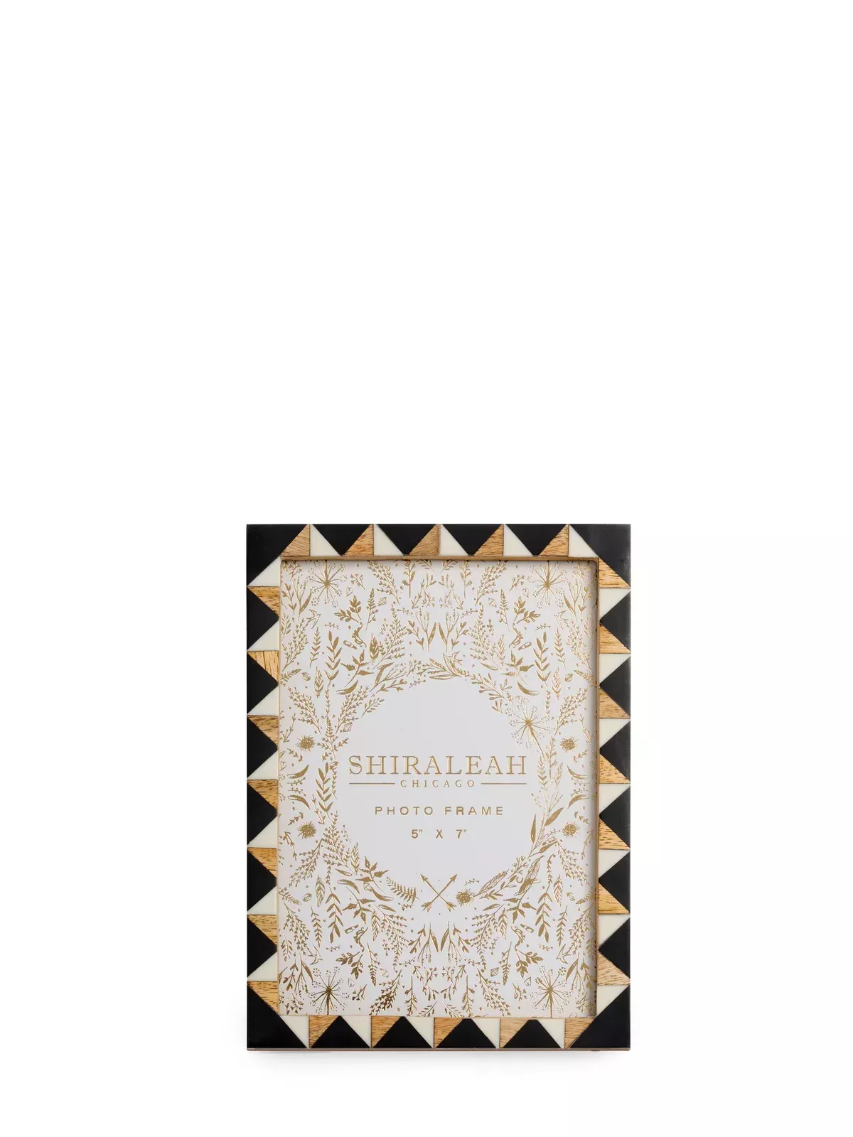 Shiraleah Roma Triangle Pattern Picture Frame- 5" x 7"