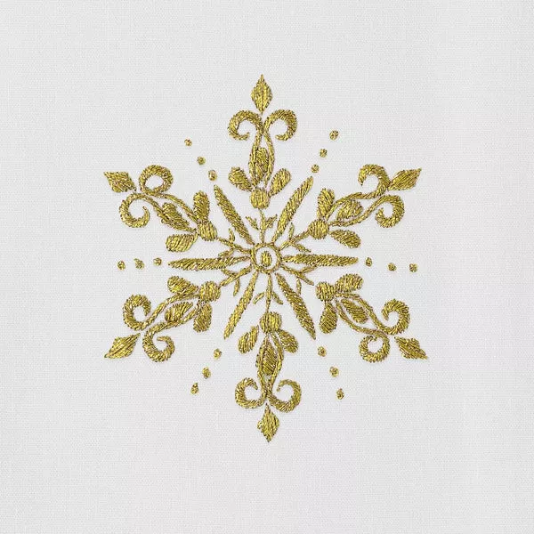 Snowflake Gold Hand Towel