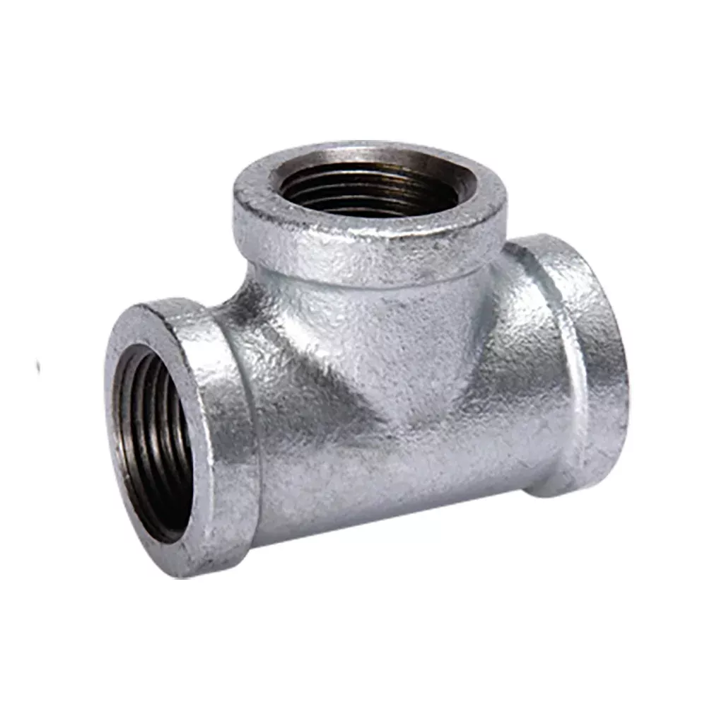 Soval 155-040010 - 4" x 1" Galvanized Reducing Tee