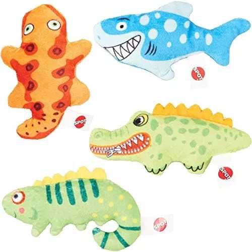 Spot Plush Cat Toy with Catnip