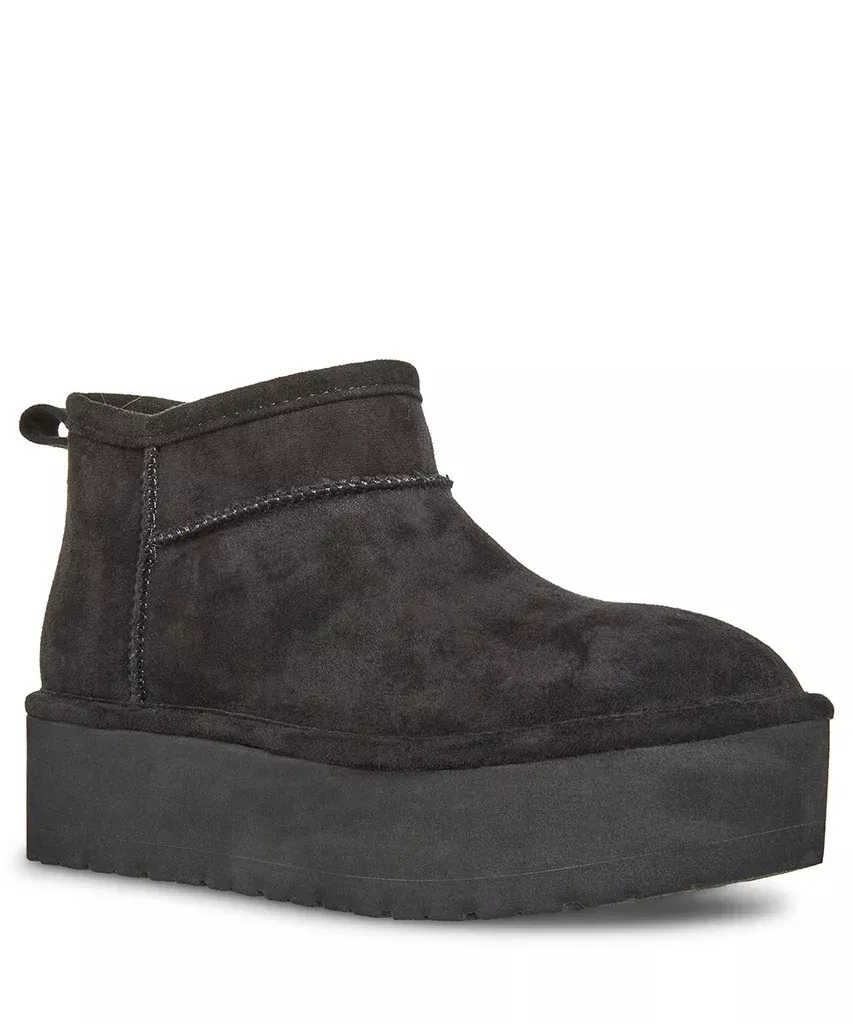 Steve Madden Embracce Black Micro Suede Boot