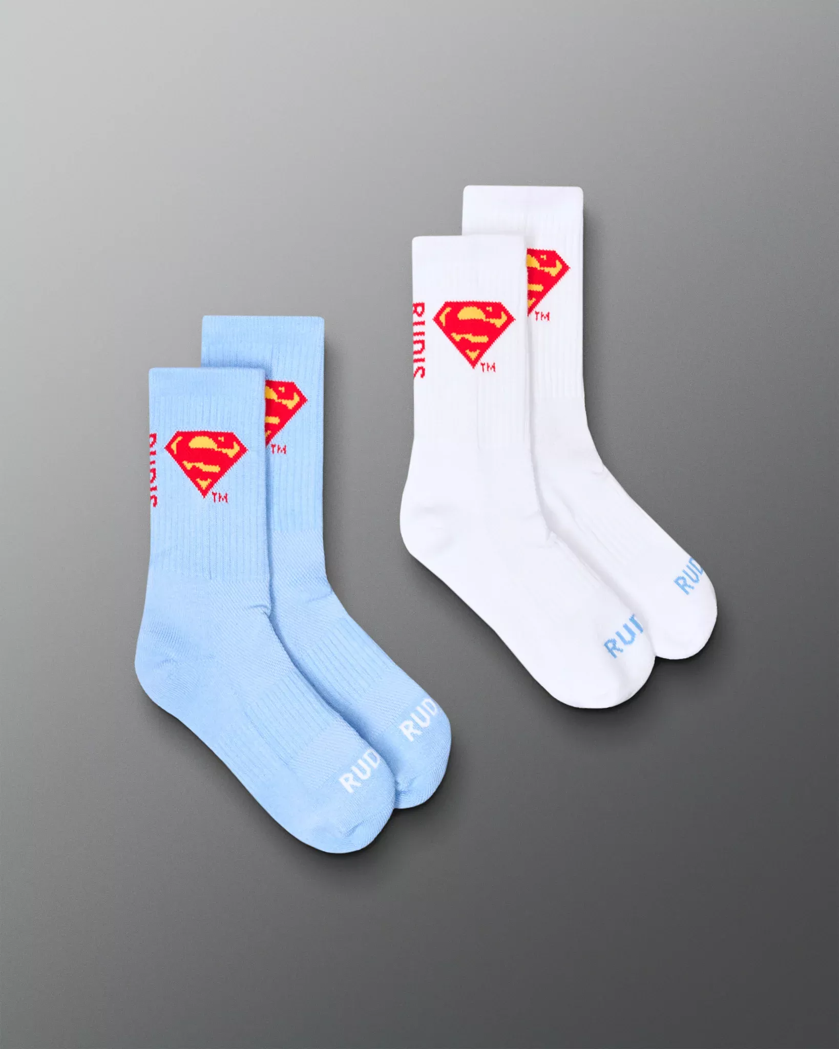 Superman Cushion Crew Socks (2 Pair)