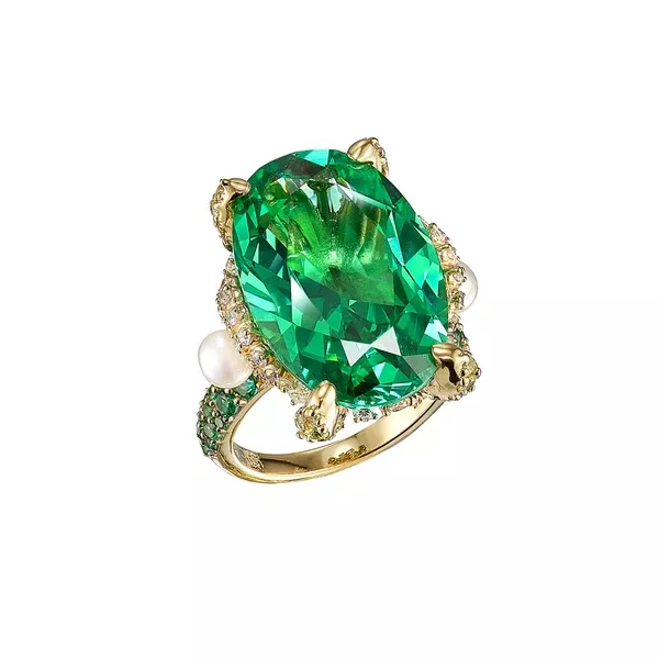 Tourmaline Mermaid Ring