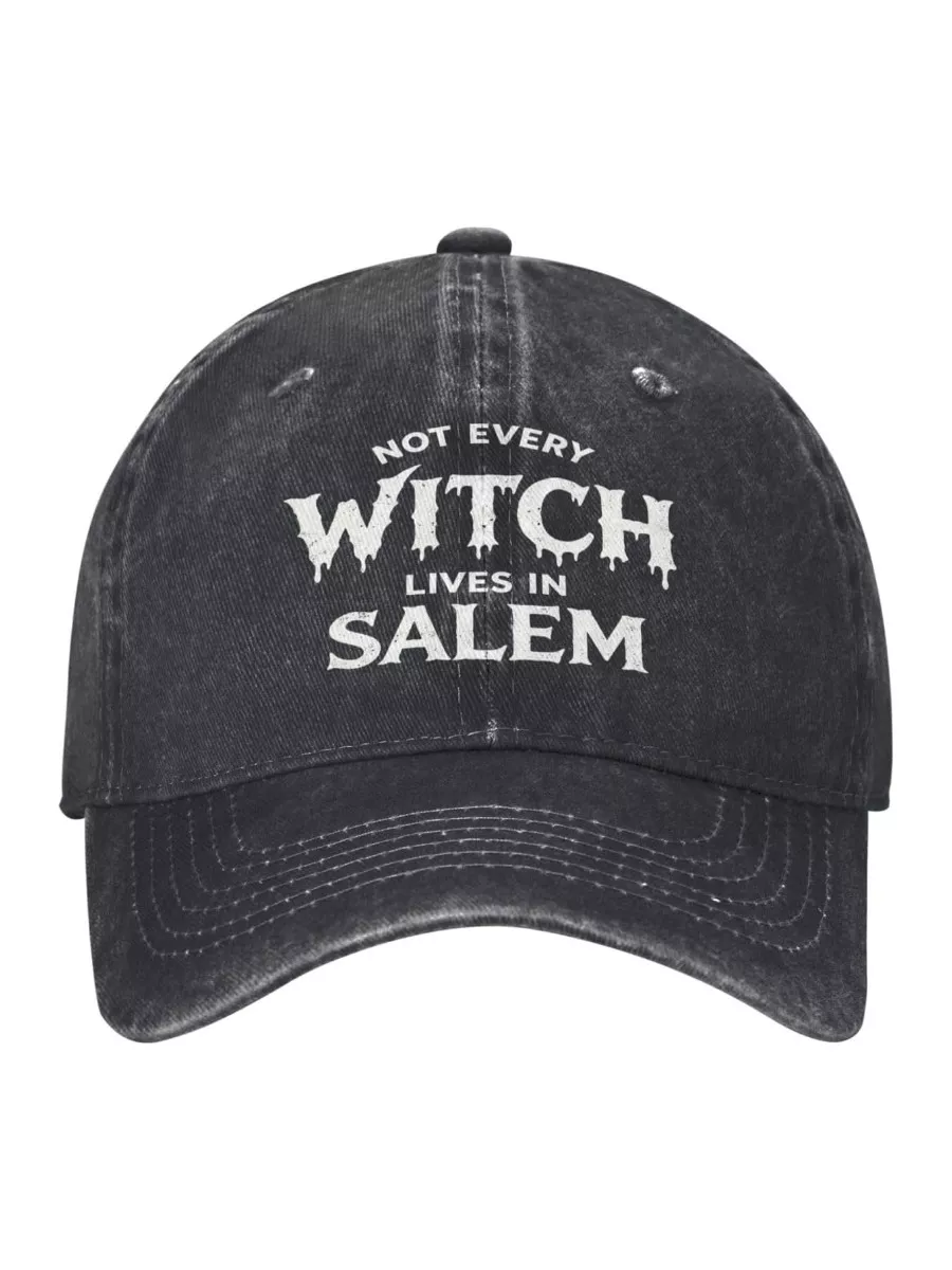 Washed Denim Baseball Cap