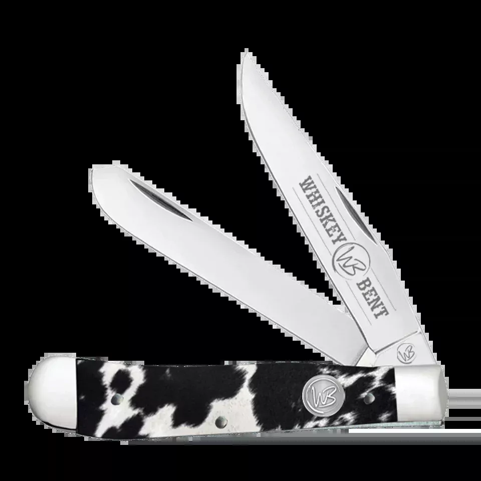 Whiskey Bent Hat Co. Black Hide Trapper Knife
