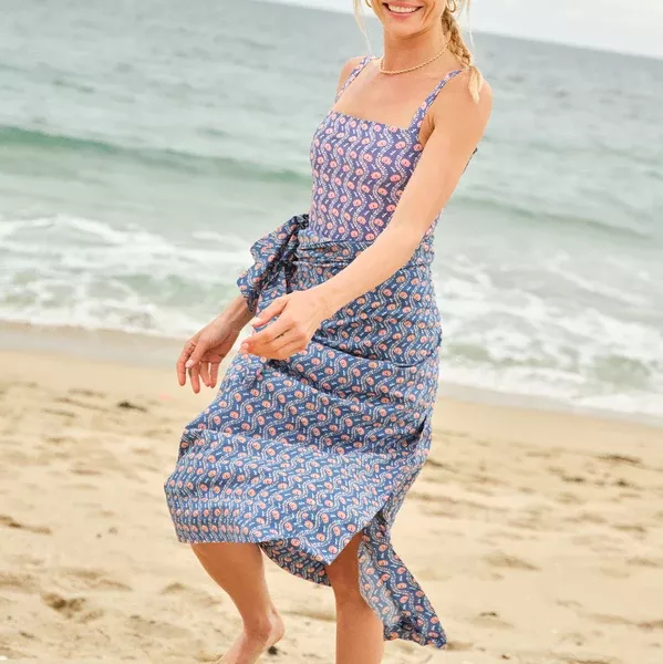 Women’s Navy Primrose Pareo