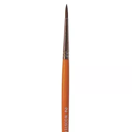 Wooster F1628-2 #2 Artist Paint Brush Camel Hair Bristle Wood Handle 1