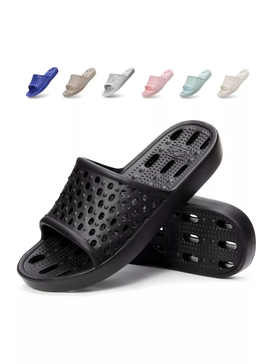 Xomiboe Quick Dry Shower Slippers for Men and Women