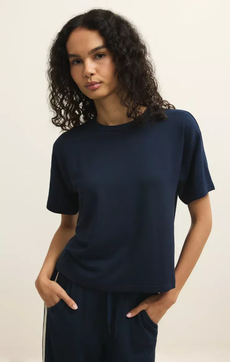 Z Supply Harbor Modal Top in Eclipse